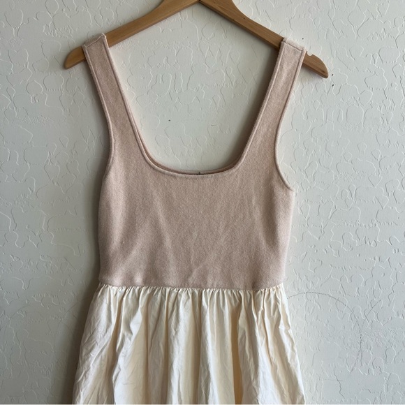 Monrow Stretch Poplin Mix Tank Dress - Picture 7 of 12